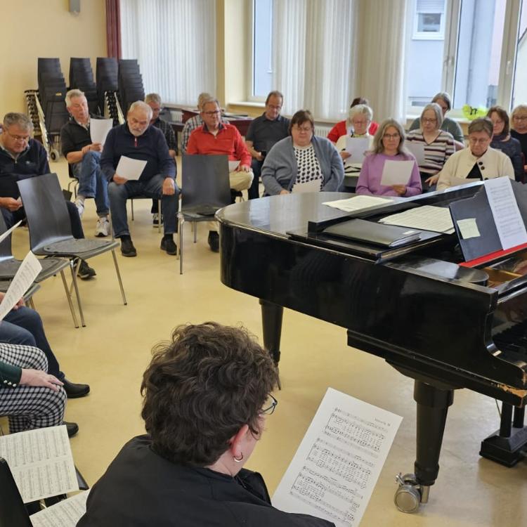 Chorleiter Christoph Wunderle
