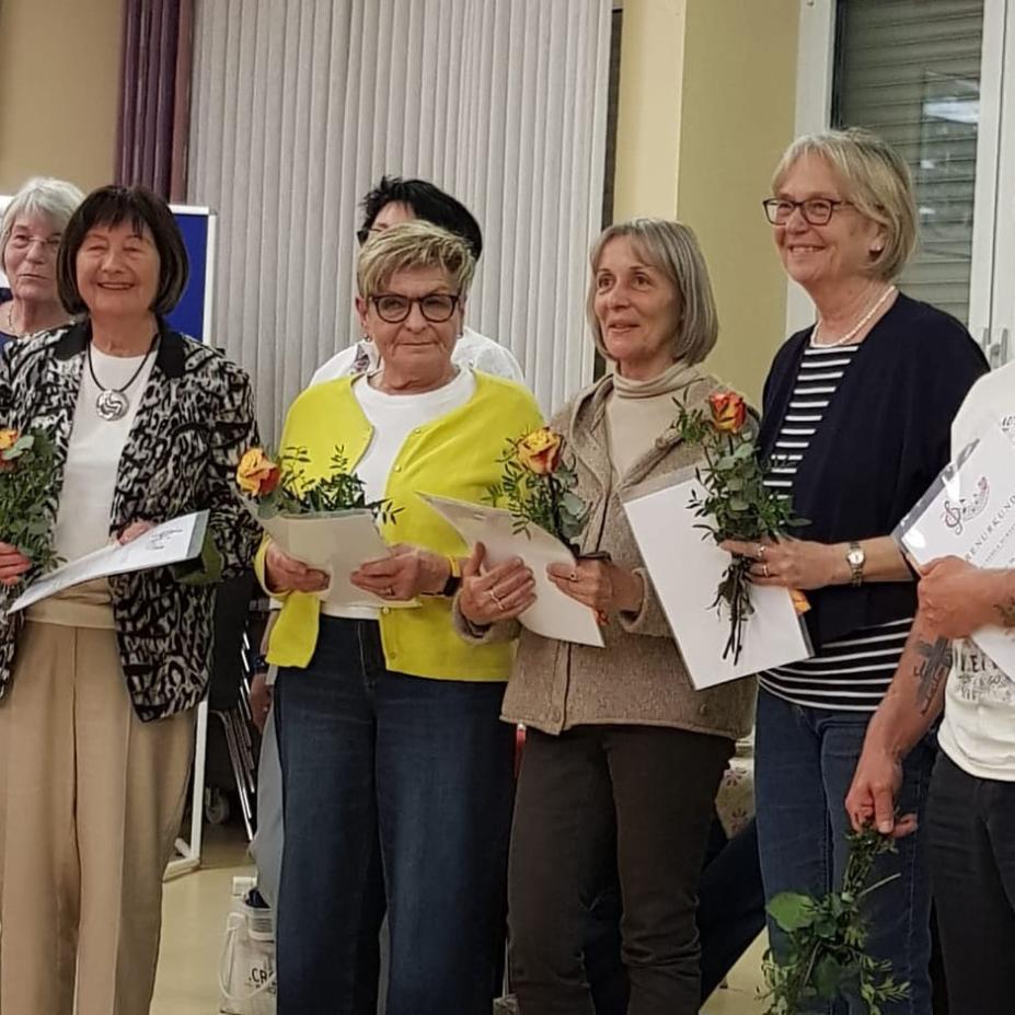 Ehrung der Mitglieder