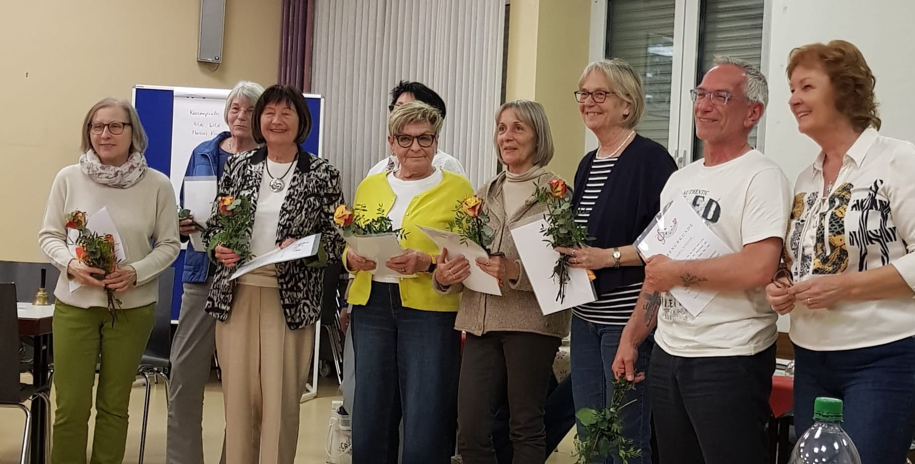 Ehrung der Mitglieder