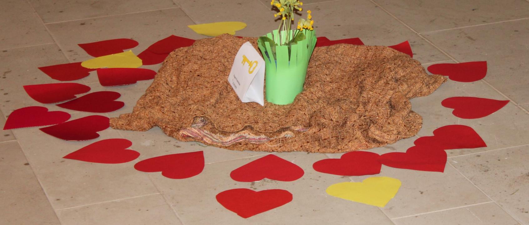 Unser Bild zeigt den Ostergottesdienst der Kita Maria Ward.