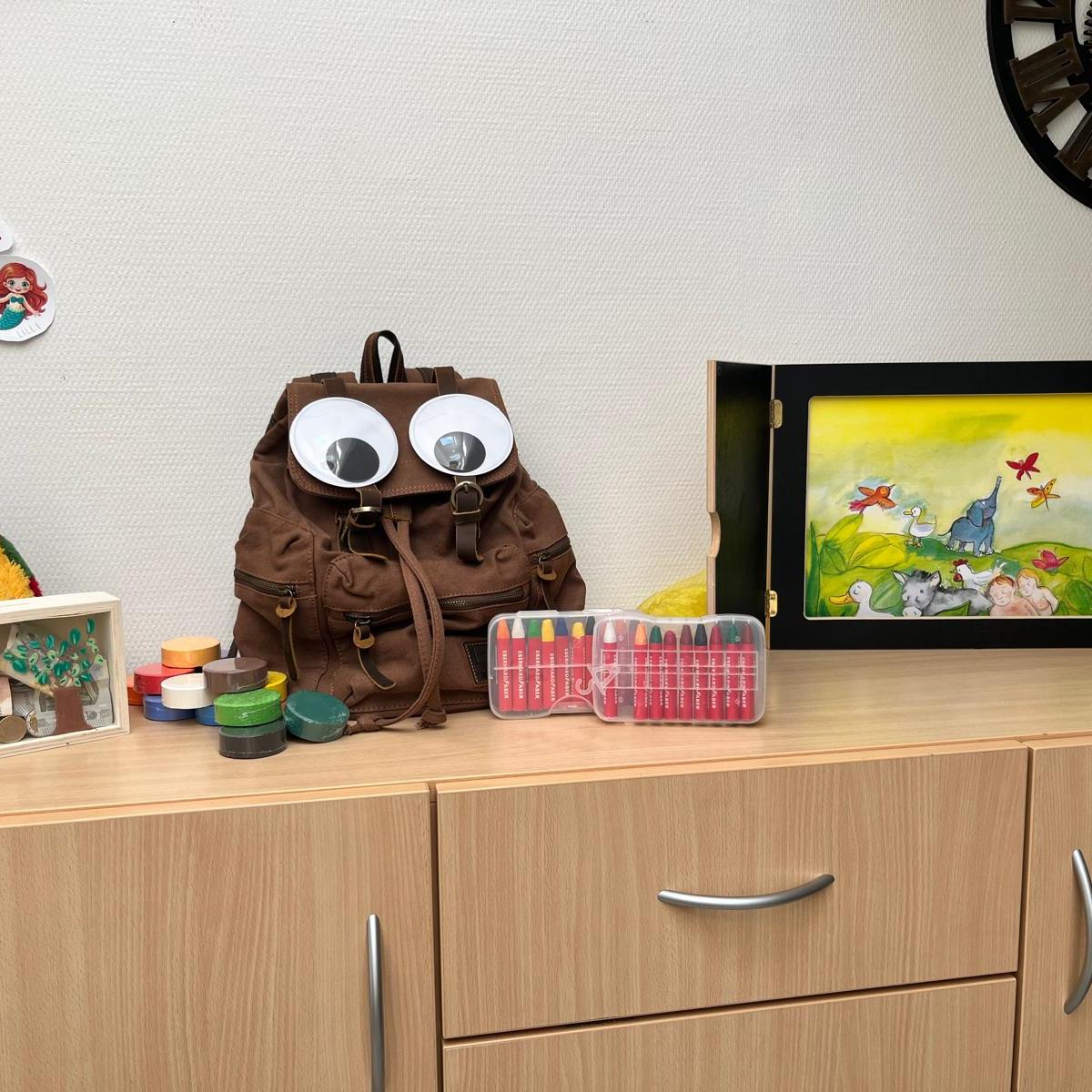 Auch in diesem Jahr besucht Rucky Reiselustig wieder die Kita St. Michael.