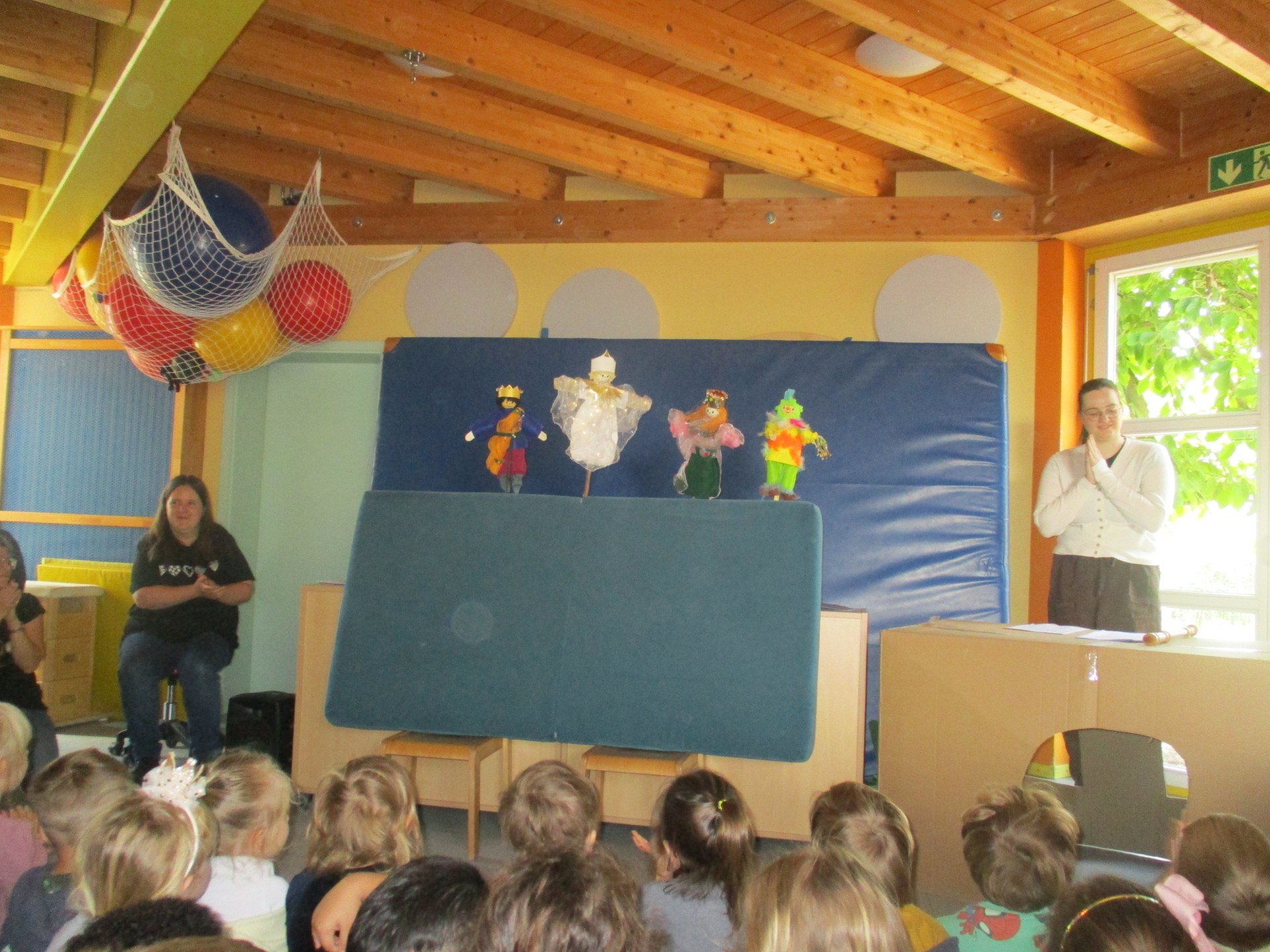 Puppentheater in der Kita St. Michael