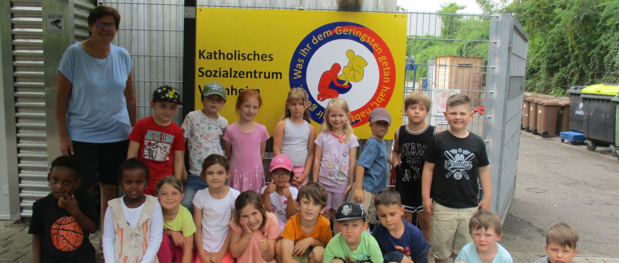 Zu Besuch im Sozialzentrum.