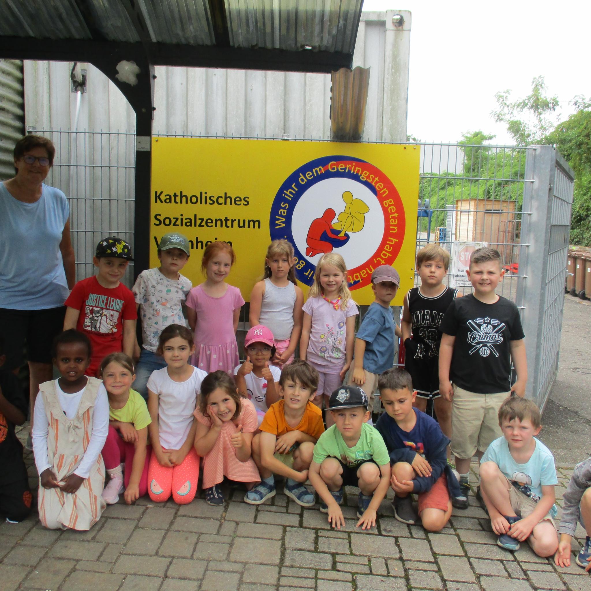 Zu Besuch im Sozialzentrum.
