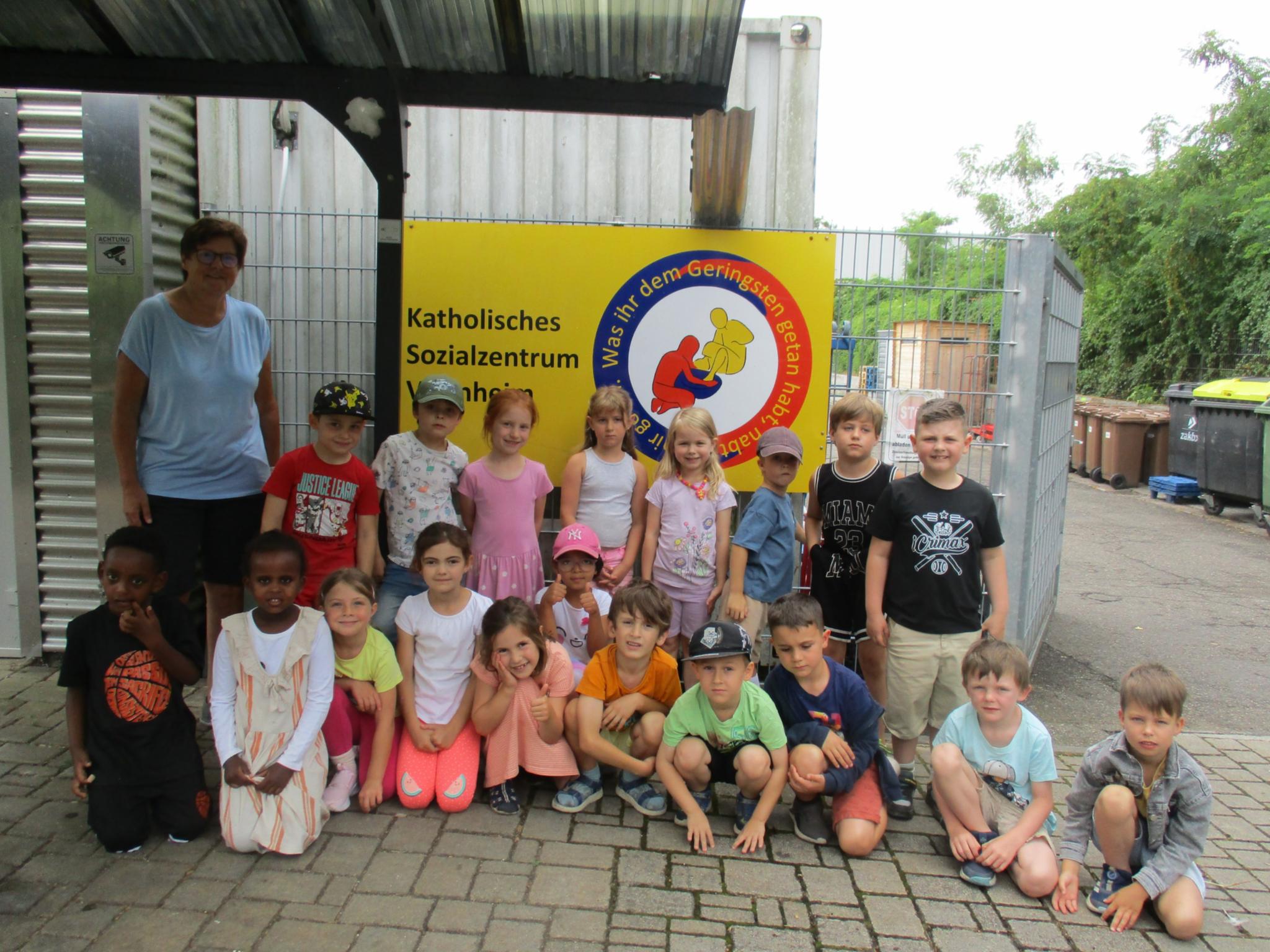 Zu Besuch im Sozialzentrum.