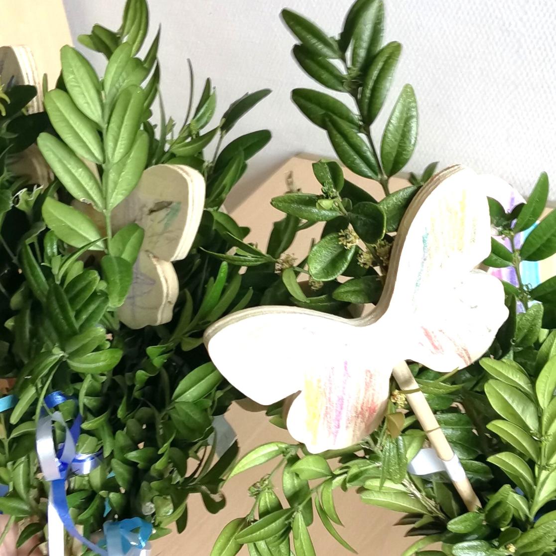 Palmstecken der Kita St. Michael