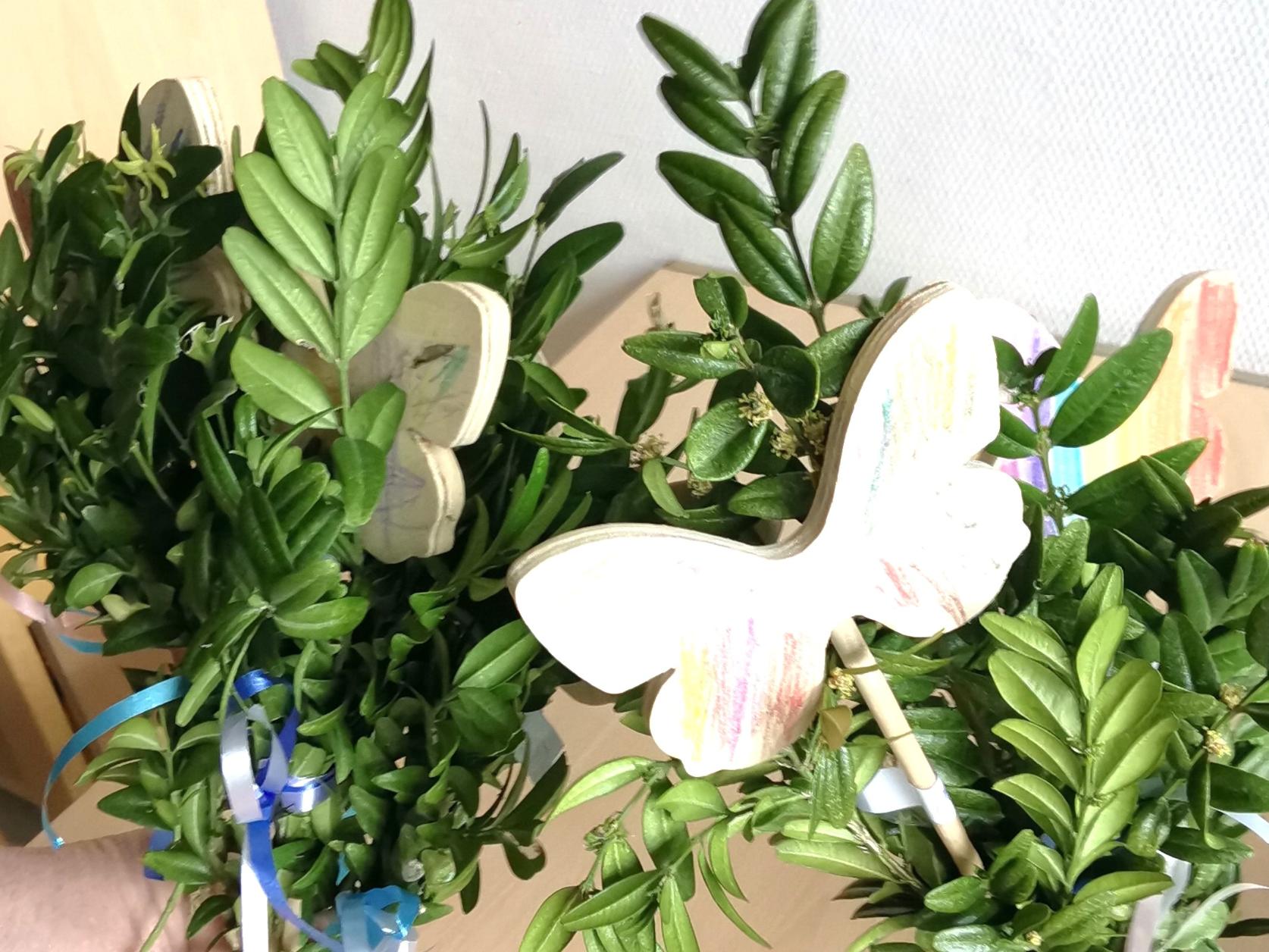 Palmstecken der Kita St. Michael