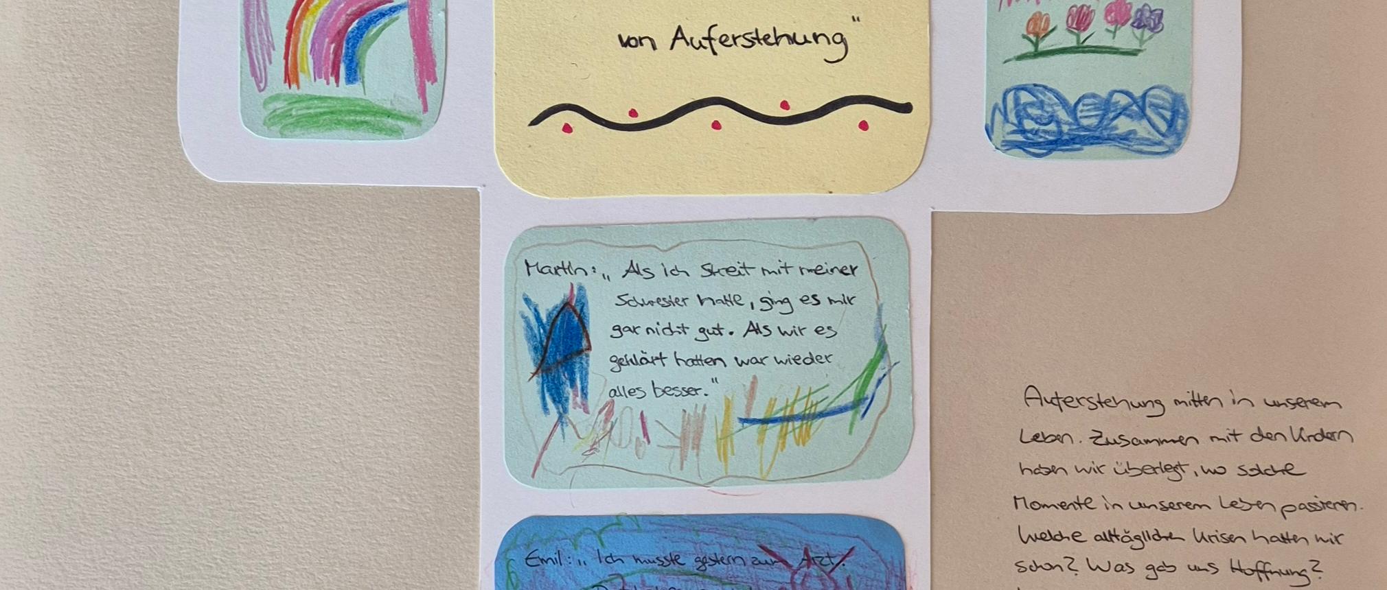 Kreuz zum Thema: Erzähl mir von Auferstehung