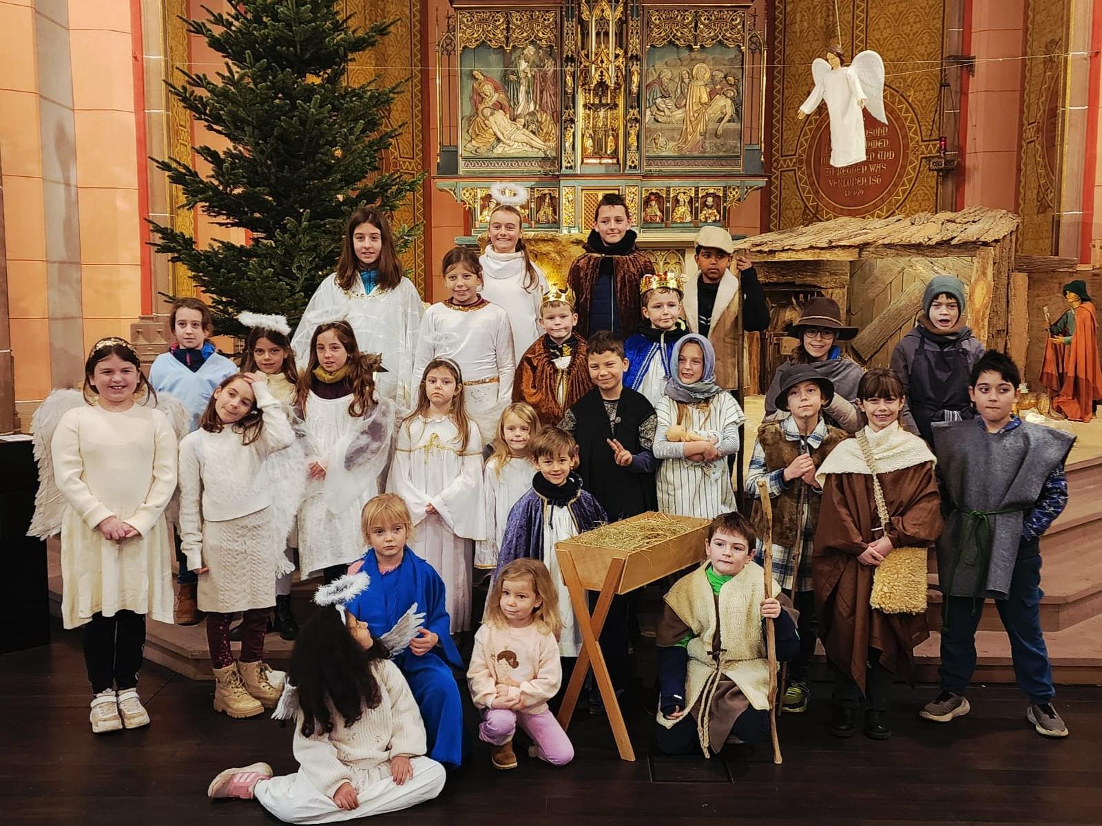 Am Heiligabend erzählen die Kinder um 15 Uhr die Weihnachtsgeschichte in der Apostelkirche.