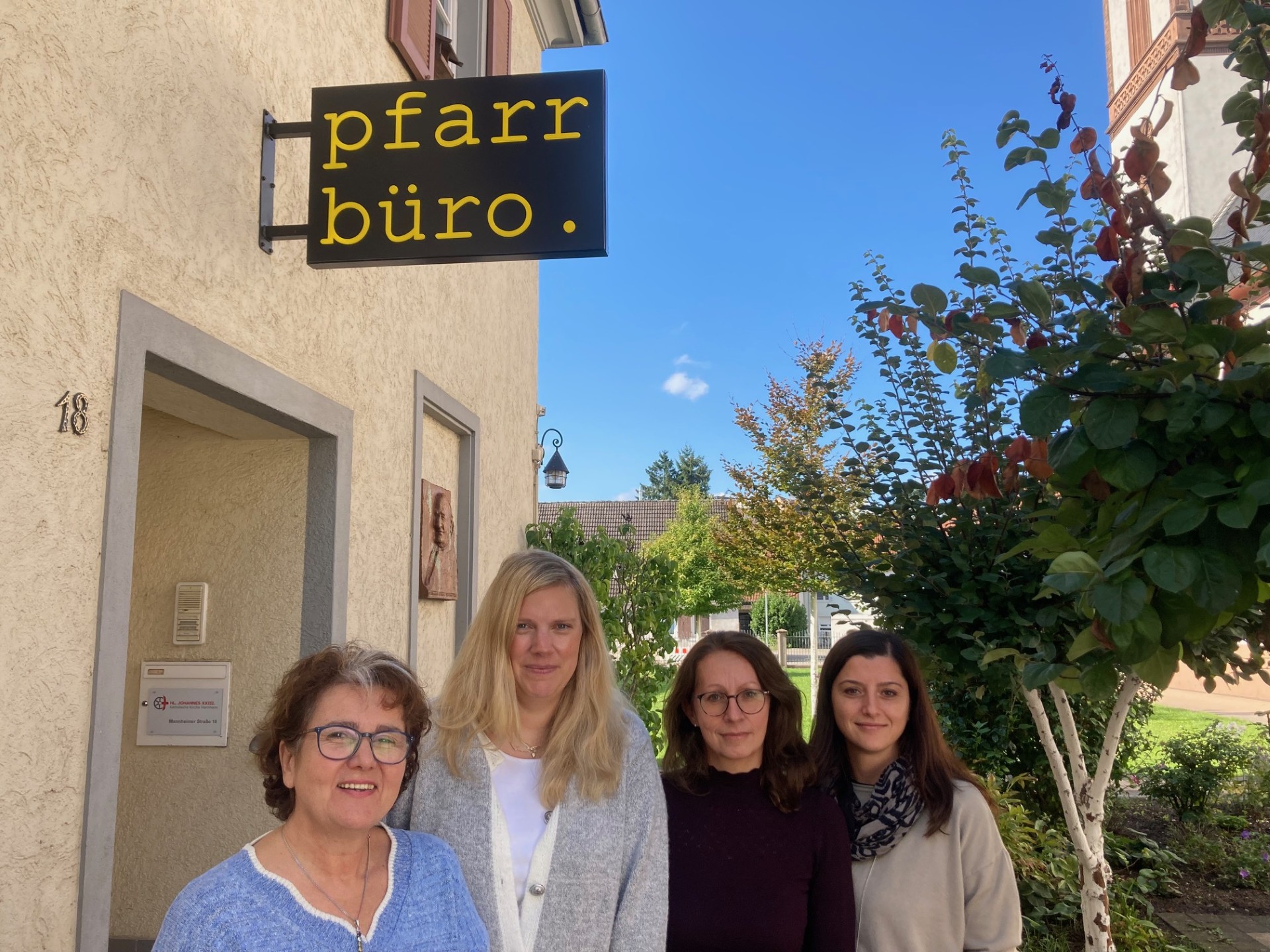 von links: Alessandra Armbruster, Ann-Kathrin Navarro-Grieshaber, Ilona Gasch und Eni Sauer
