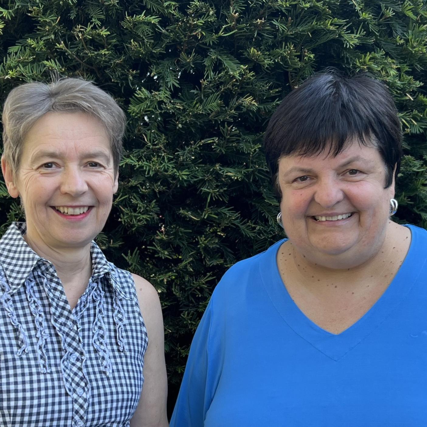 Prof. Dr. Stephanie Böhm und Birgit Käser