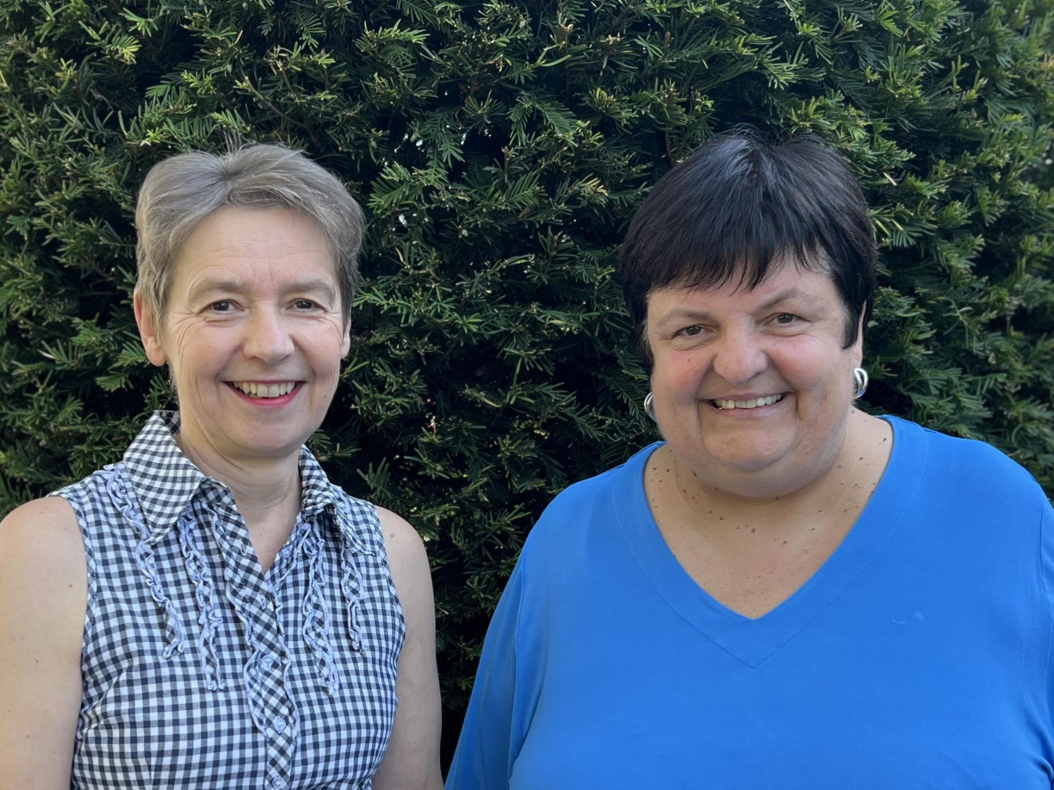 Prof. Dr. Stephanie Böhm und Birgit Käser