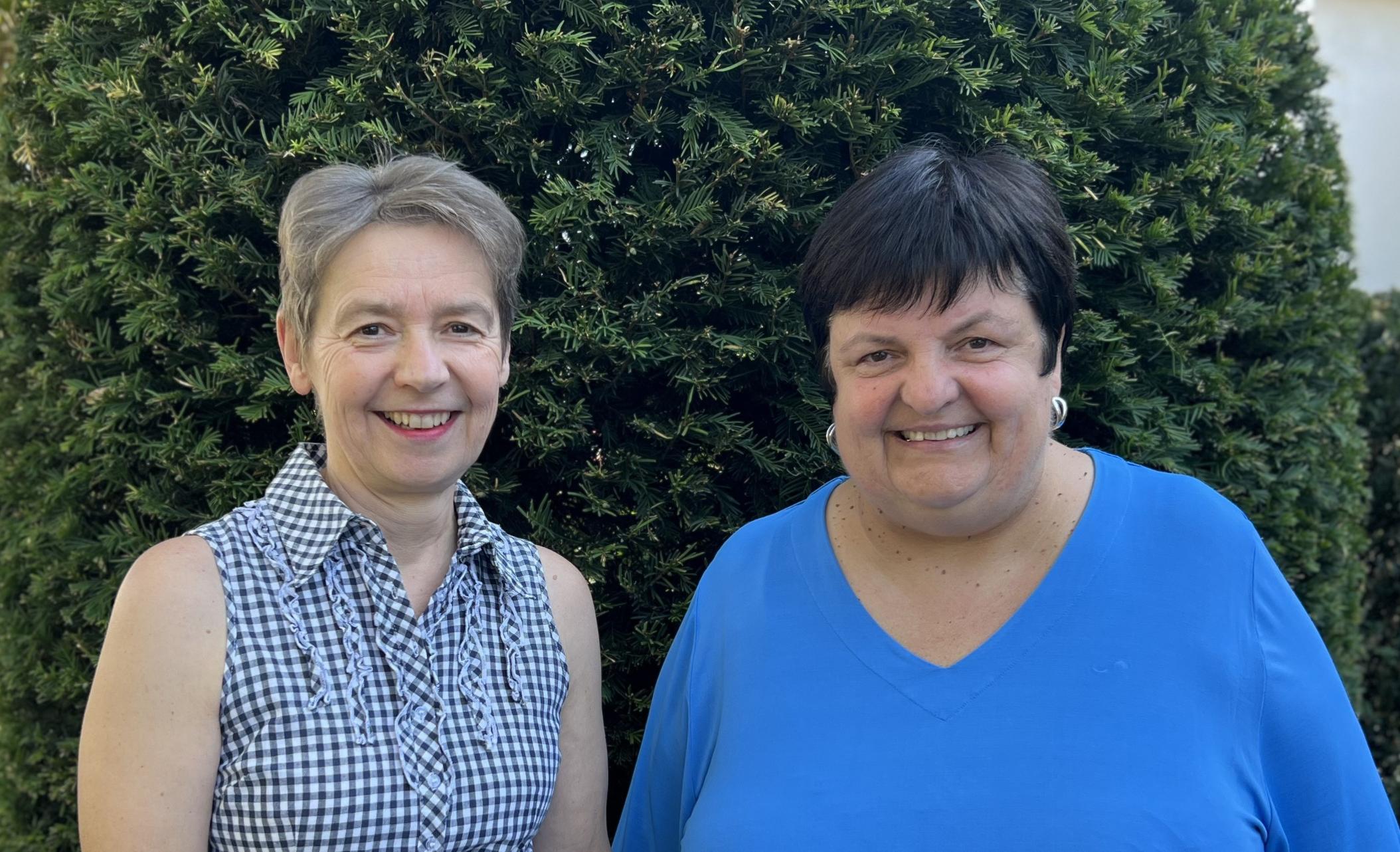 Prof. Dr. Stephanie Böhm und Birgit Käser