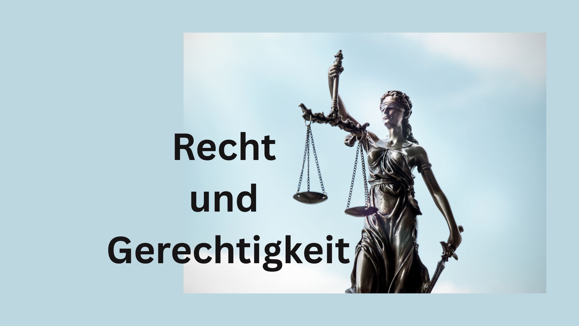 Recht und Gerechtigkeit(1)