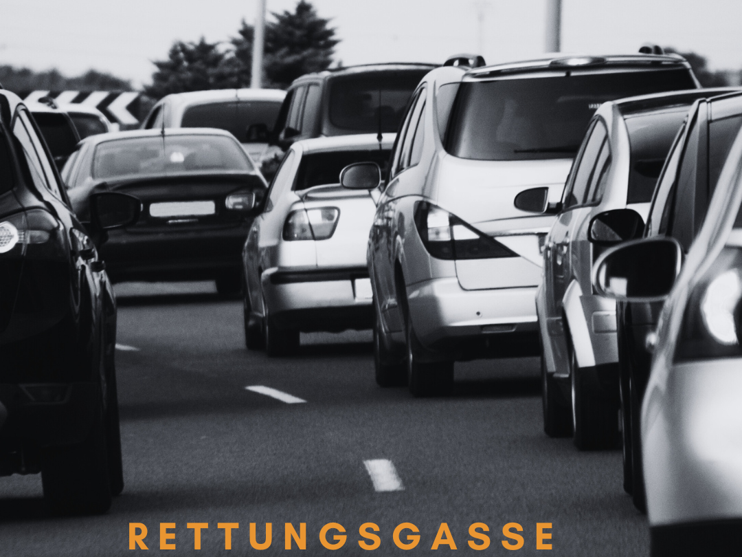 Rettungsgasse sein.