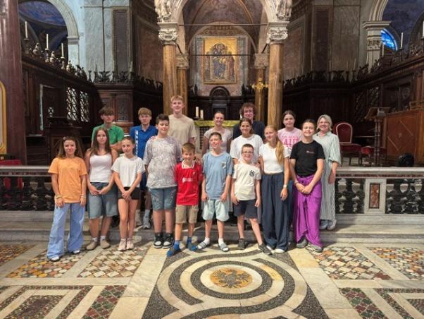 In der Kirche Santa Maria del Populo