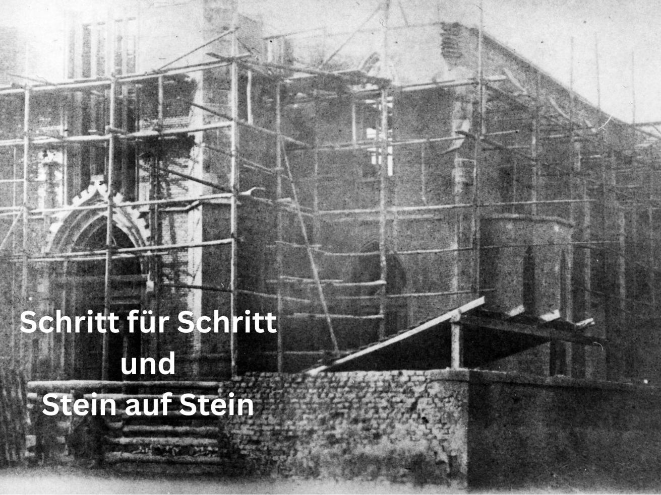 Schritt für Schritt... Stein auf Stein