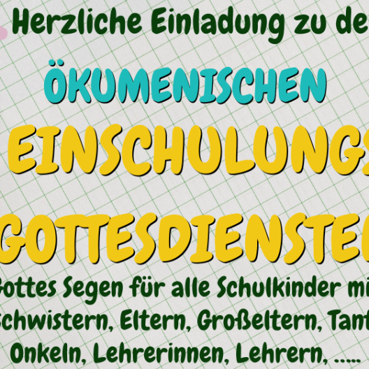 Segensgottesdienst für Schulkinder