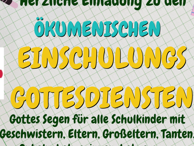 Segensgottesdienst für Schulkinder