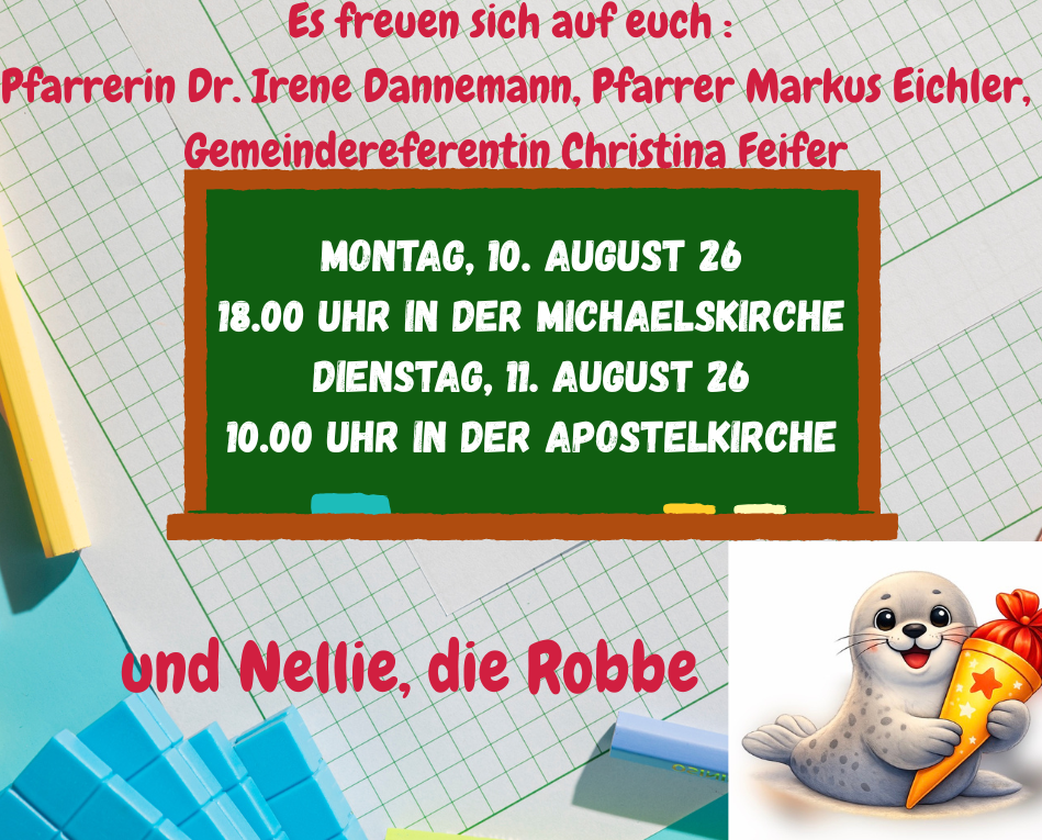 Segensgottesdienst für Schulanfänger