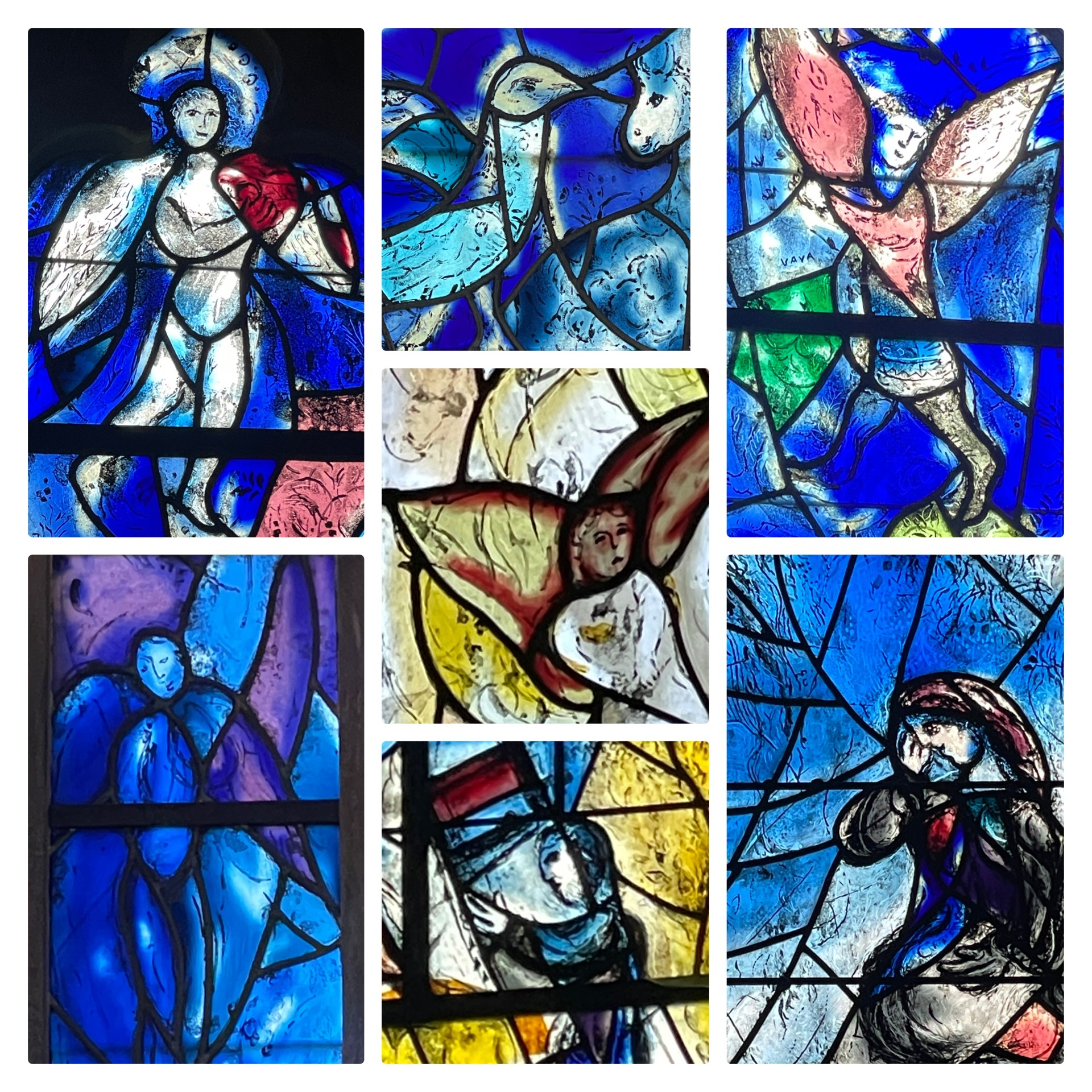 Glasfenster aus der All Saints Church, Tudeley