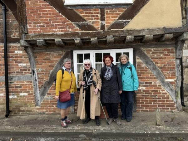 Auf dem Weg zur Kathedrale in Winchester