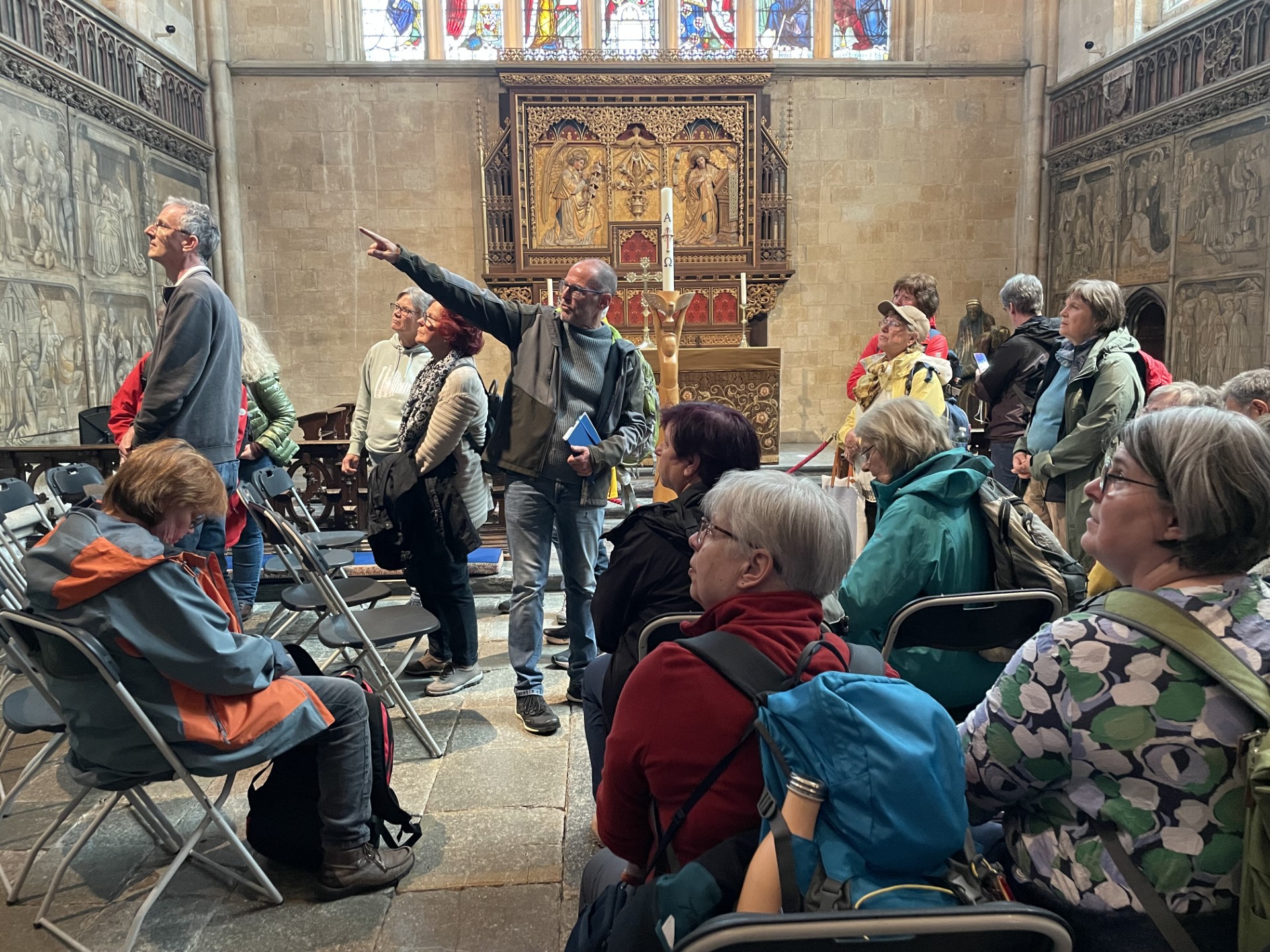 Gemeinsames Entdecken der Kathedrale von Winchester