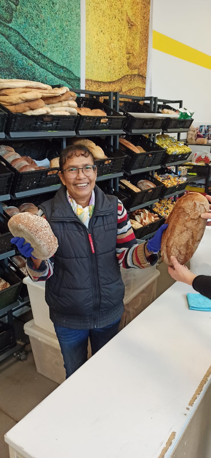 Bei der Ausgabe in der Tafel