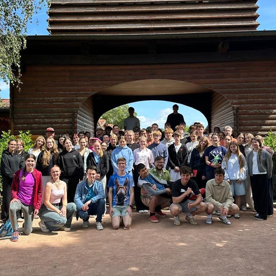 Noch ein Gruppenfoto, dann ging es in den Bus