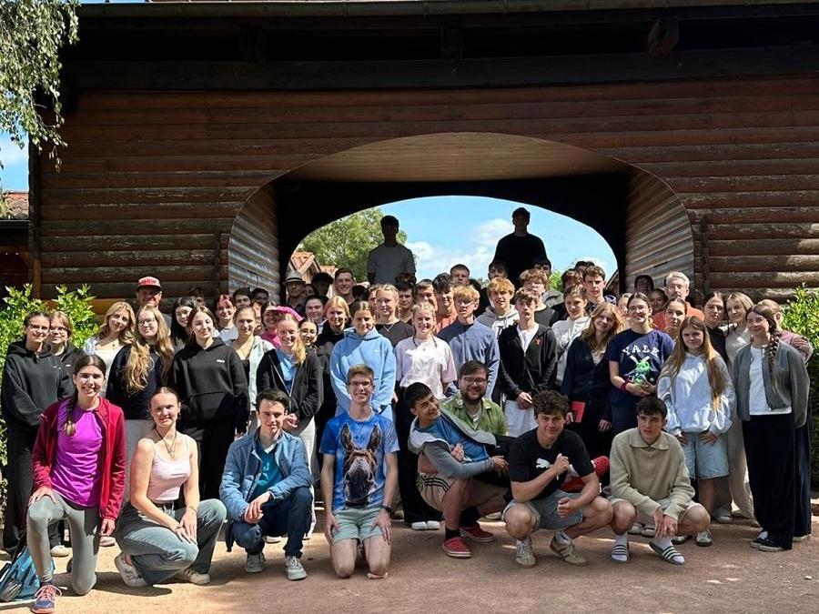 Noch ein Gruppenfoto, dann ging es in den Bus