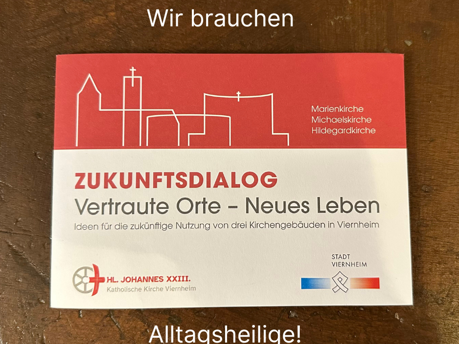 Wir brauchen Alltagsheilige!