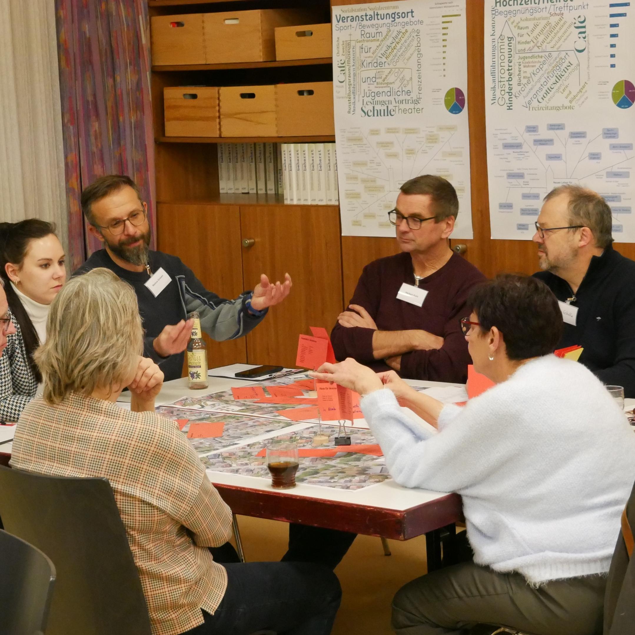 Beim 2. Runden Tisch wurden Ideen aus der Bürgerschaft weiterentwickelt – nun fließen sie in die öffentliche Projektwerkstatt ein.