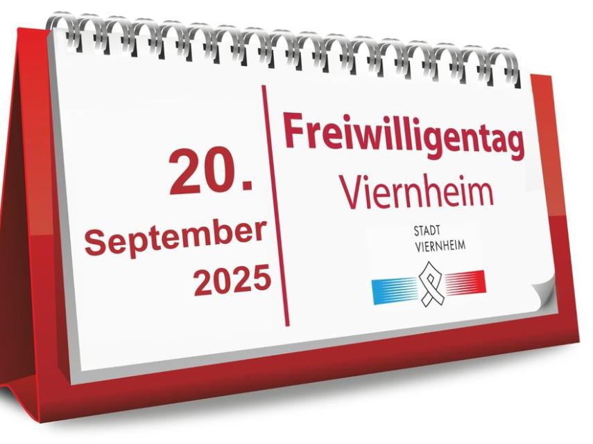 Der Freiwilligentag findet dieses Jahr am 20.9. statt