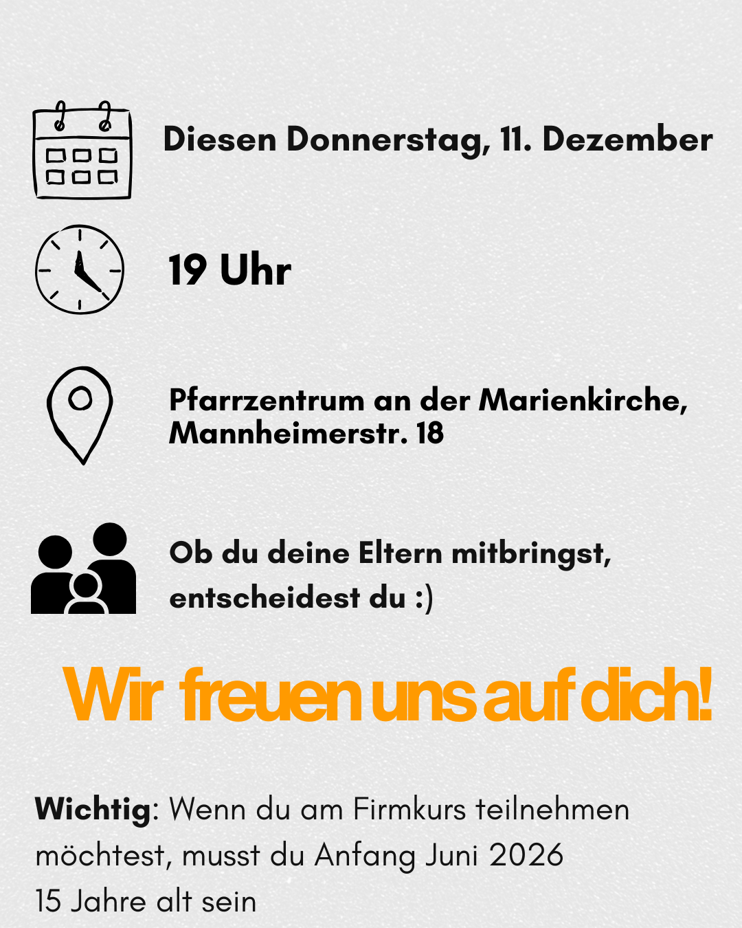 Infos Infoabend