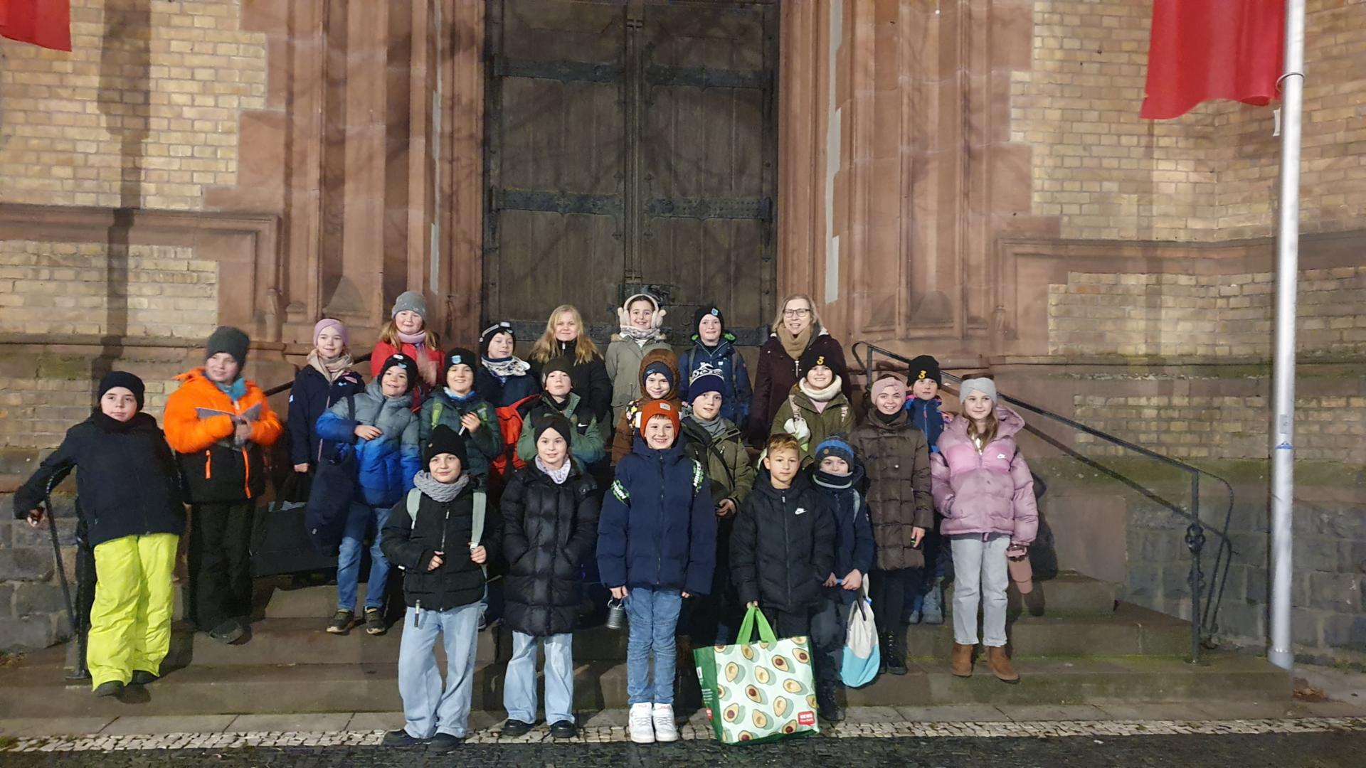 Die Kommunionkinder auf Entdeckertour