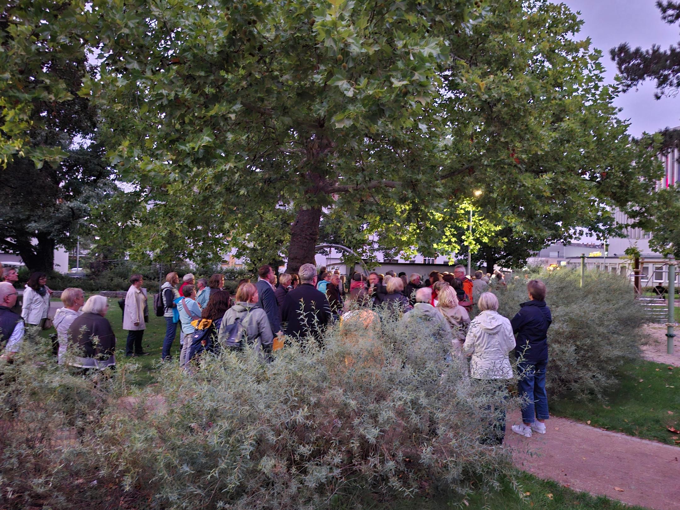 Kirchenwandeln: Station im Tivolipark