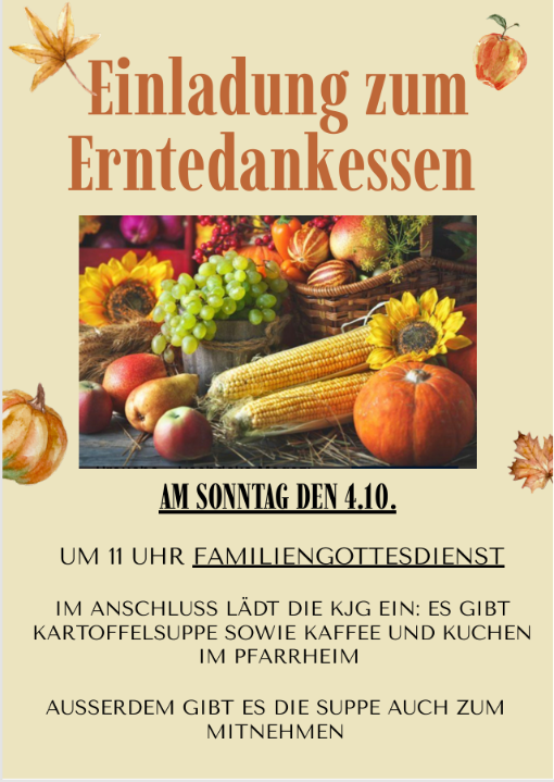 Erntedank Krumbach 2026