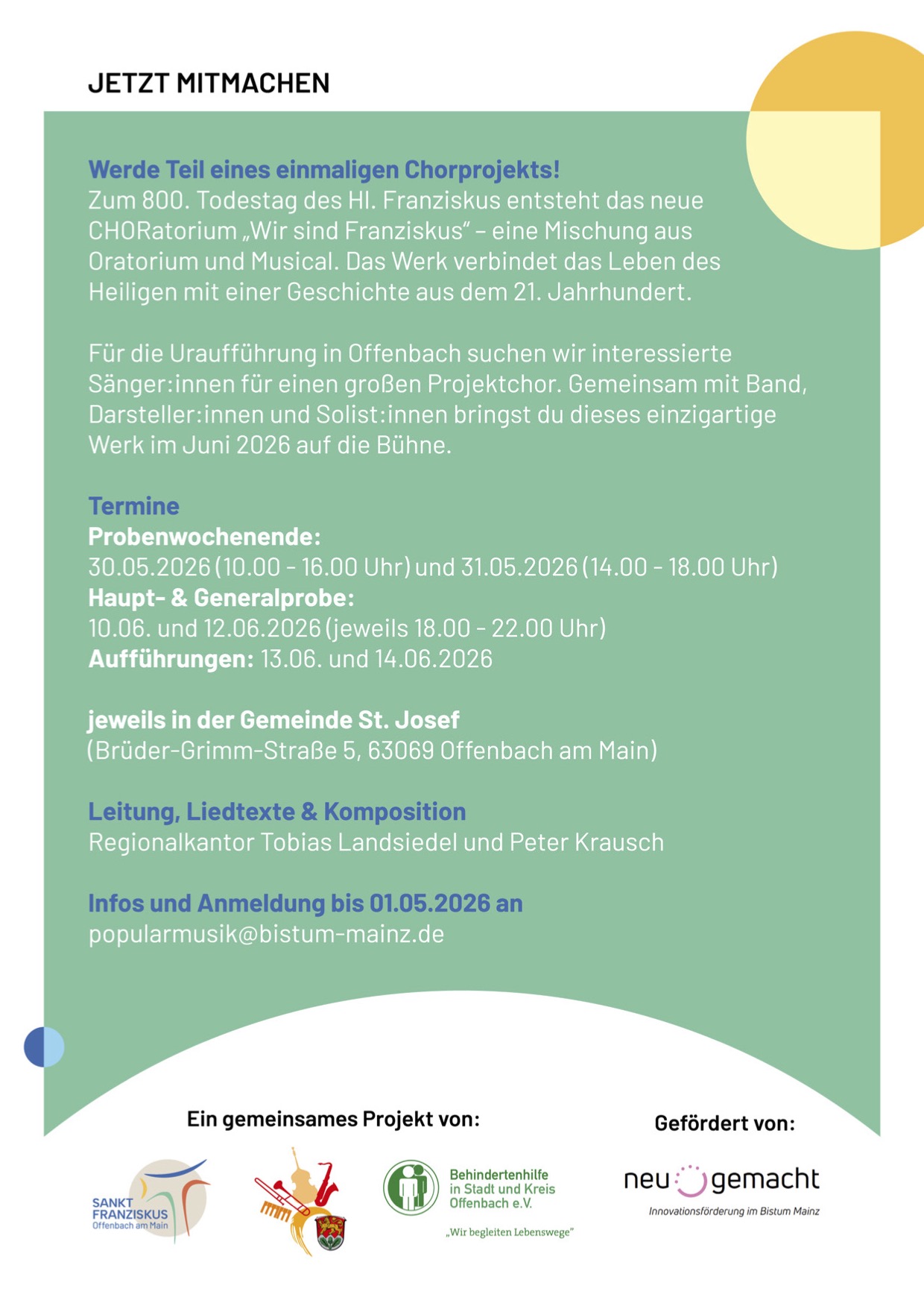 Flyer, S2_Wir_sind_Franziskus