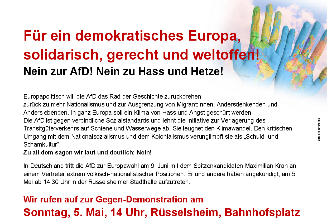 AufrufFIN_Demo_FüreindemokratischesEuropa_5. Mai_Rüsselsheim