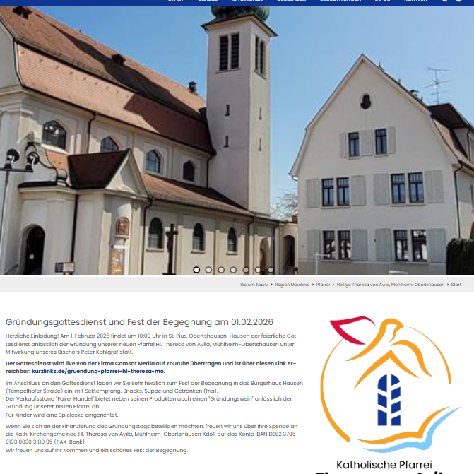 Pfarrei Hl. Theresa v. Avila Mühlheim-Obertshausen