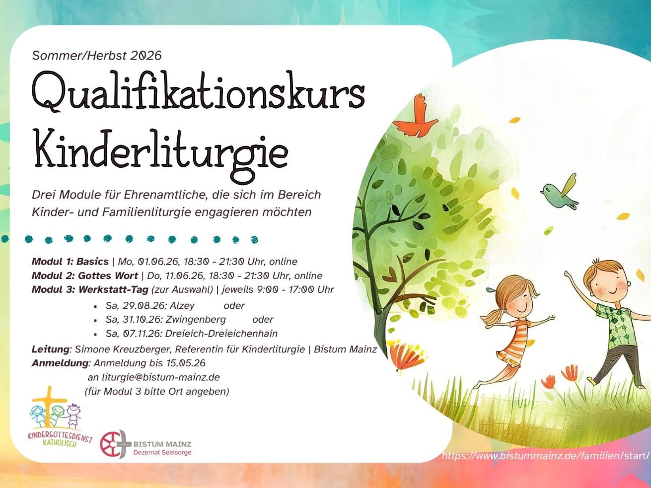 Werbung Quali-Kurs Kinderliturgie