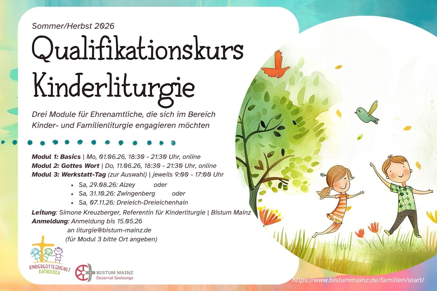 Werbung Quali-Kurs Kinderliturgie