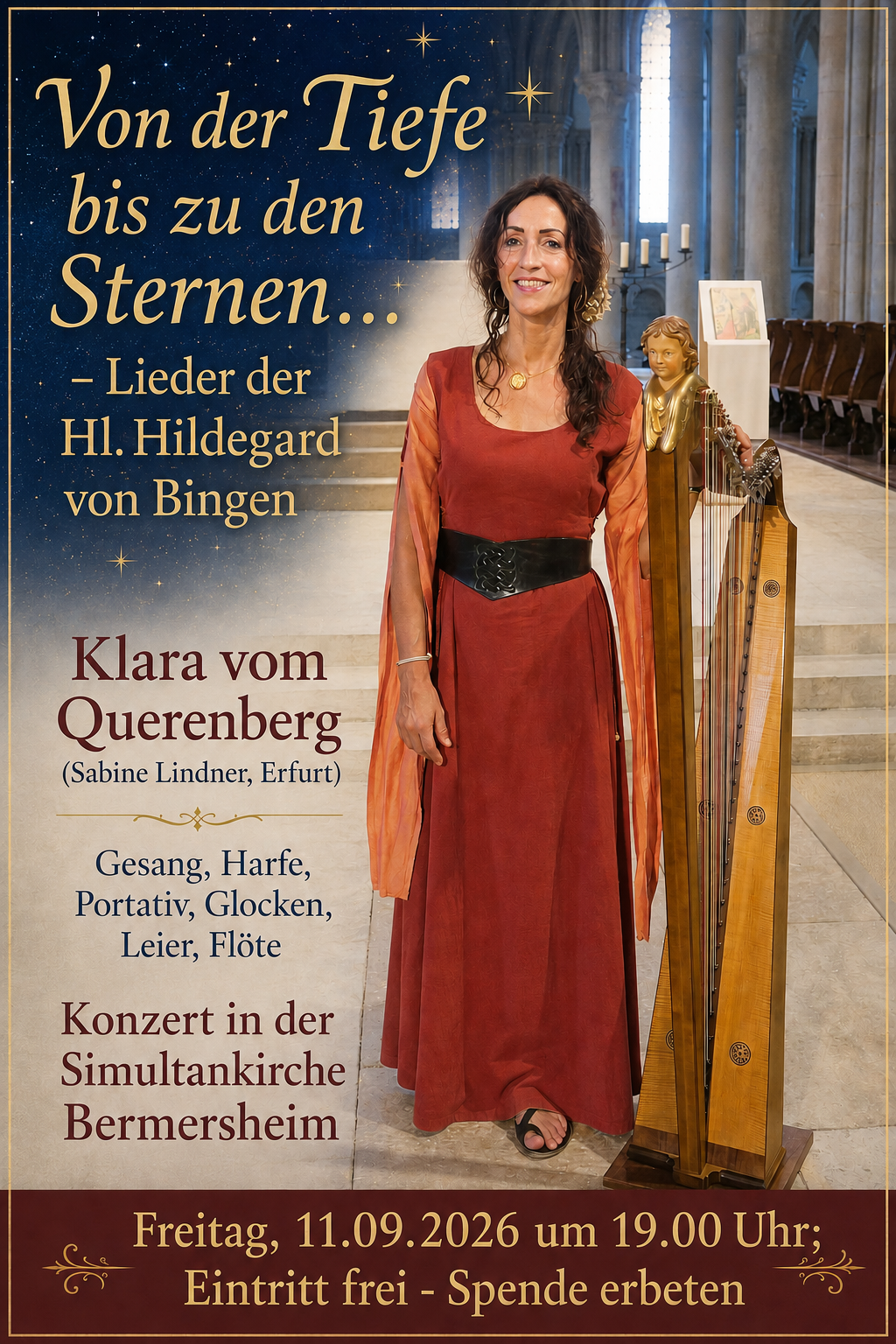Plakat - Klara vom Querenberg (Konzert am 11. September 2026)