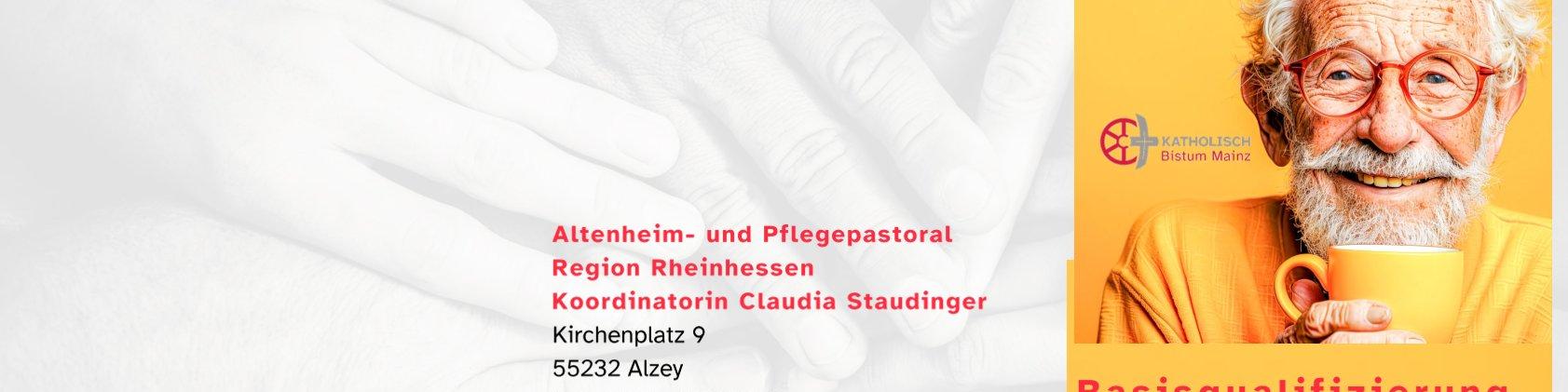 Flyer Altenheim und Pflegepastoral Seite 1