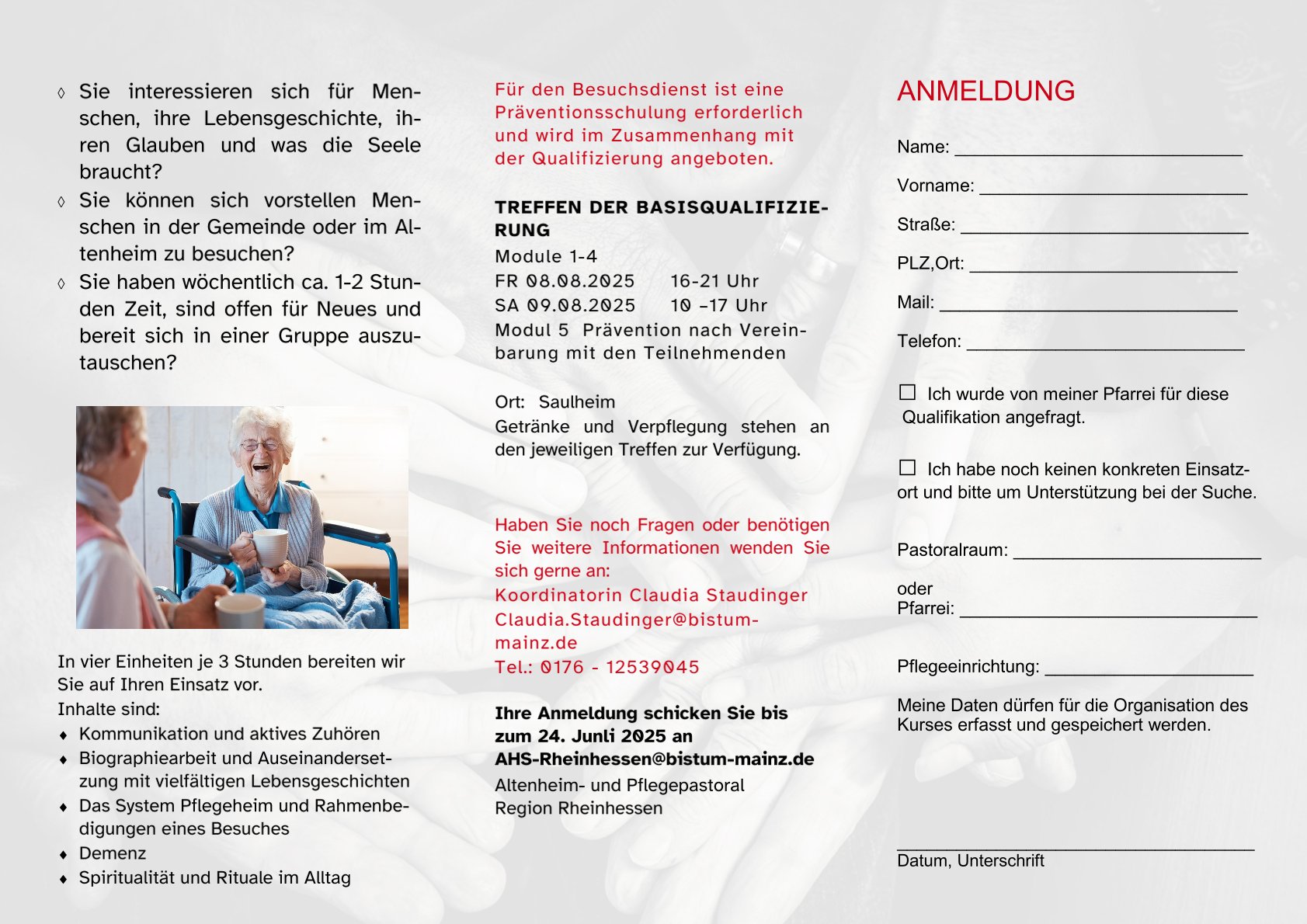Flyer Altenheim und Pflegepastoral Seite 2