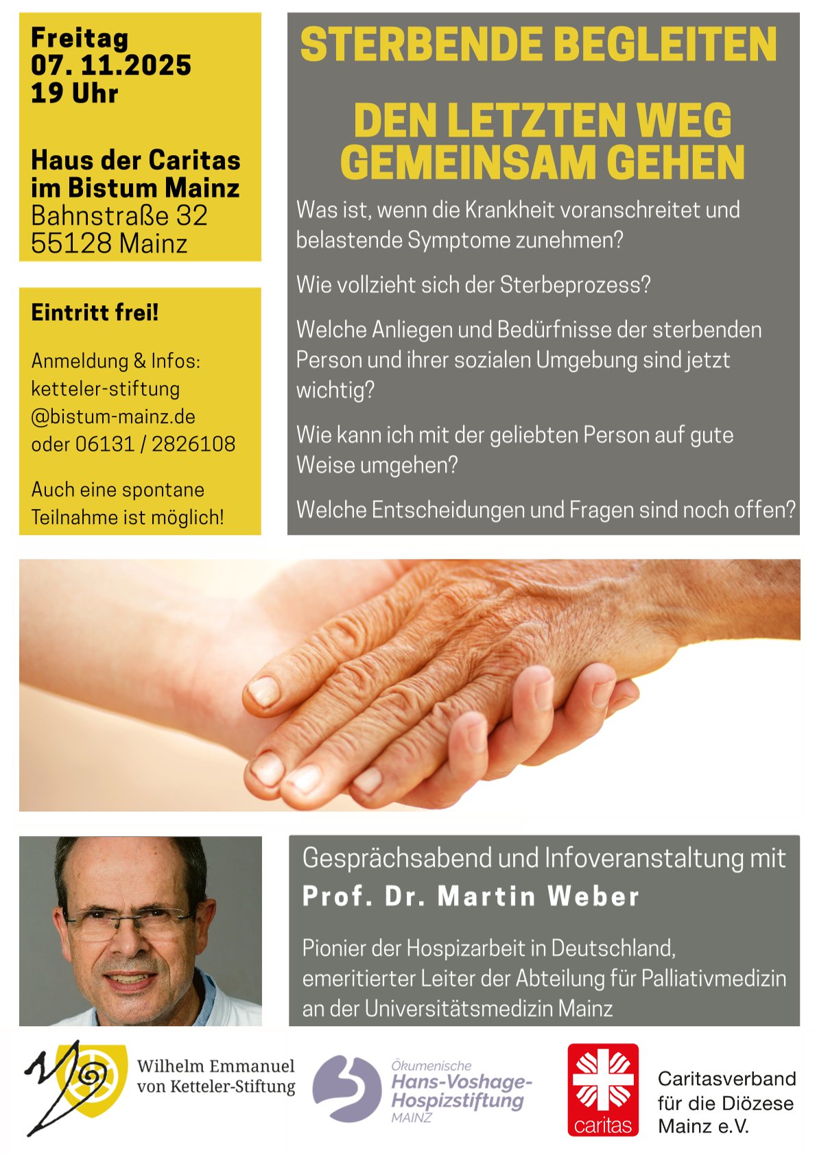 Flyer STERBENDE BEGLEITEN