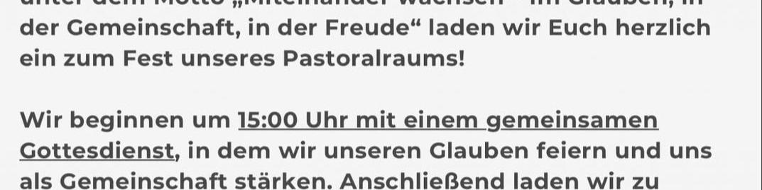 Pastoralraumfest 2025