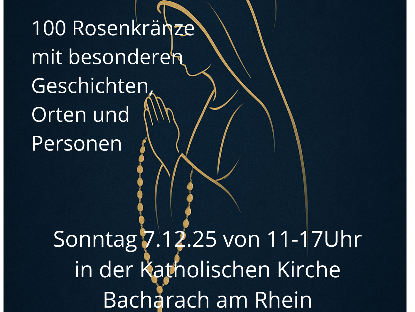 Rosenkrankausstellung in Bacharach