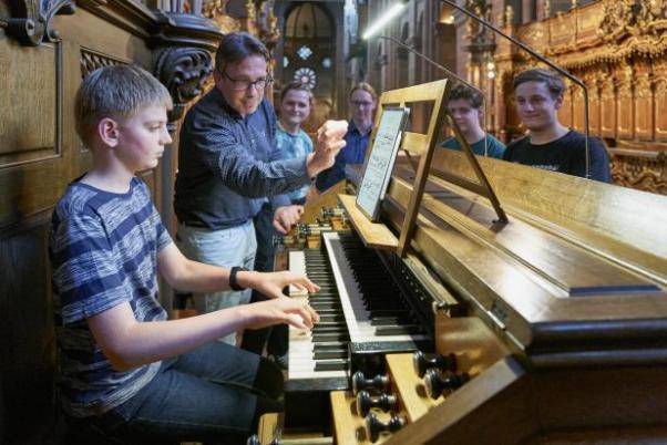 Ausbildung an der Orgel