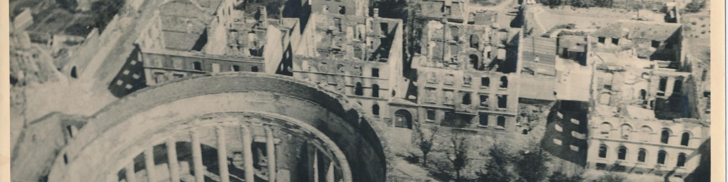 Zerstörte Kirche St. Ludwig: Kriegsende in Darmstadt